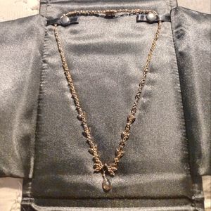 Zales 10kt gold Smoky Topaz necklace